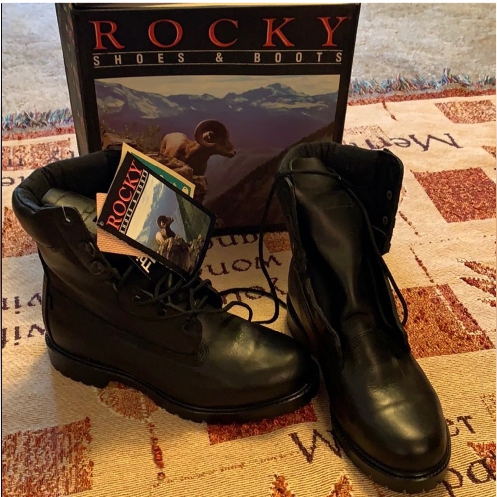 🇺🇸 Rocky combat/ tactical/ rugged utility leather boots